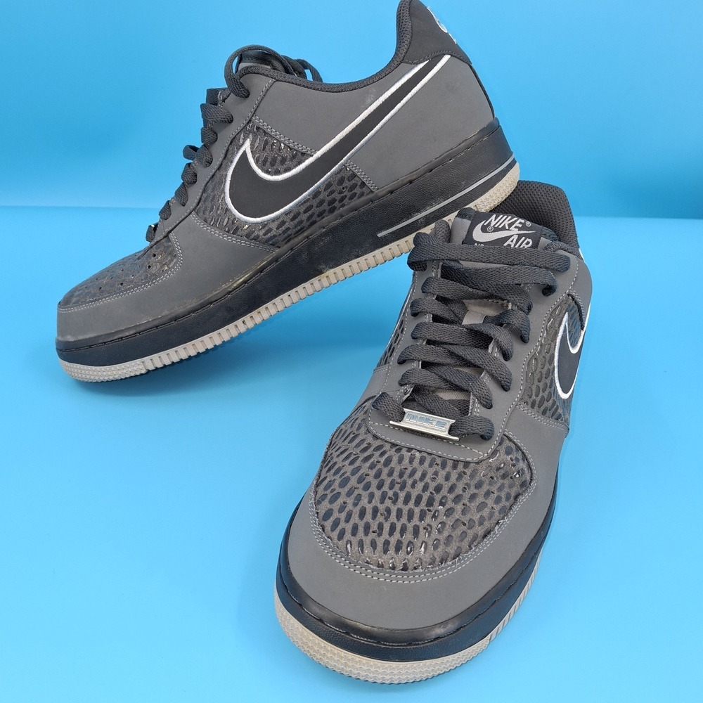 Nike Air Force 1 Scales Pack Grey/Anthracite/Wolf Grey 488298-044 Size 10.5 2013